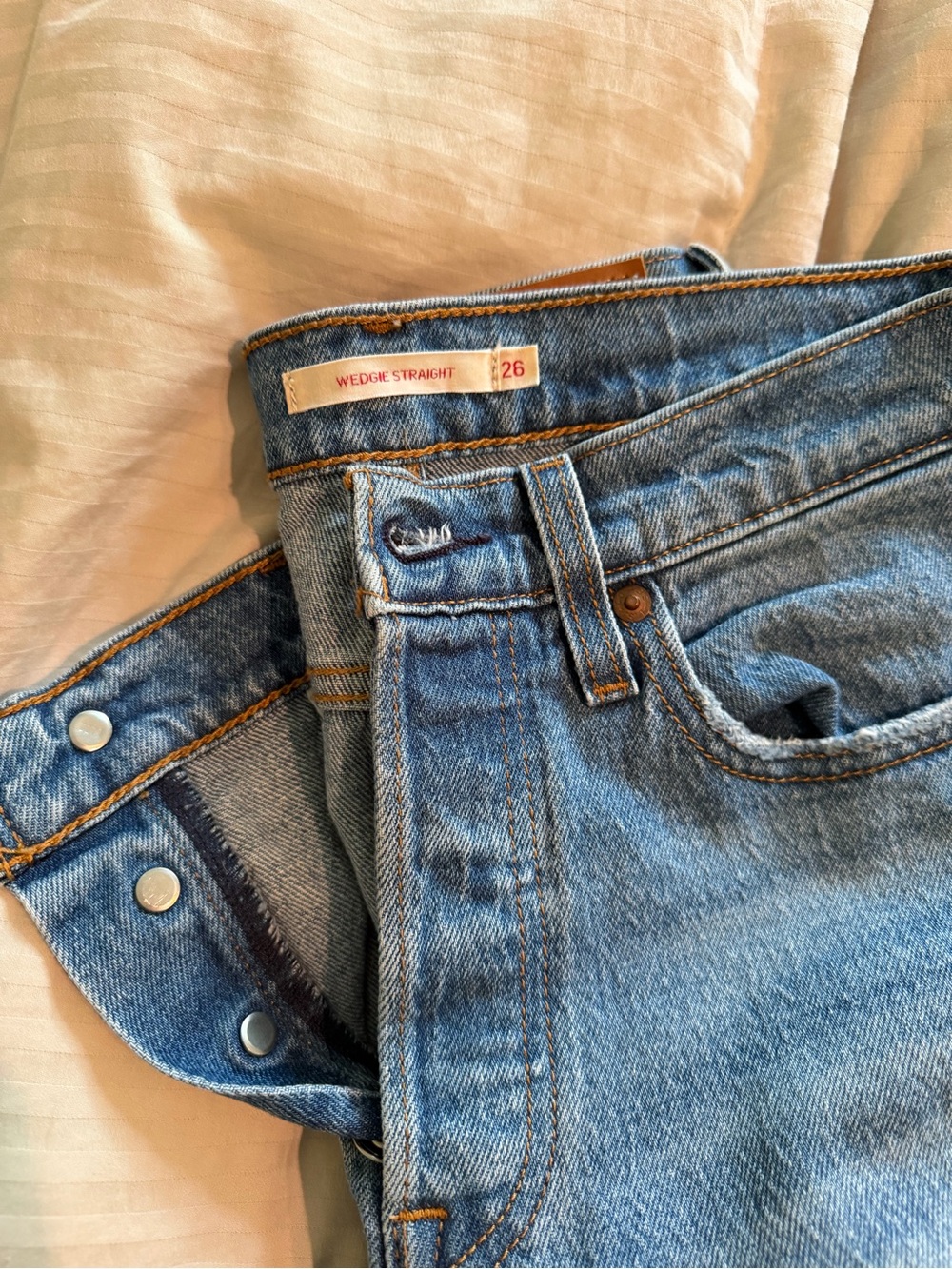 Levi's Light Blue Straight-Leg Women's Jeans